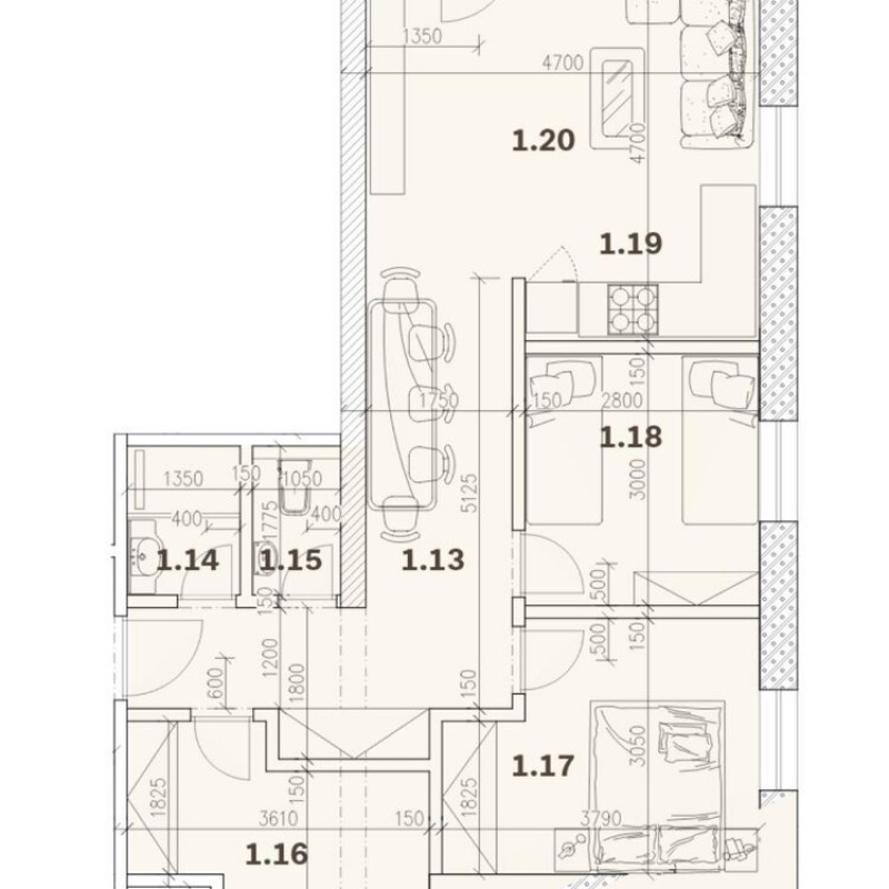  Nehnuteľnosti / PREDAJ: 4i byt v novostavbe 10min od Brezna /78,64m2/ - foto